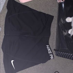 Nike pro compression shorts